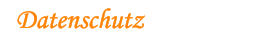 Datenschutz
